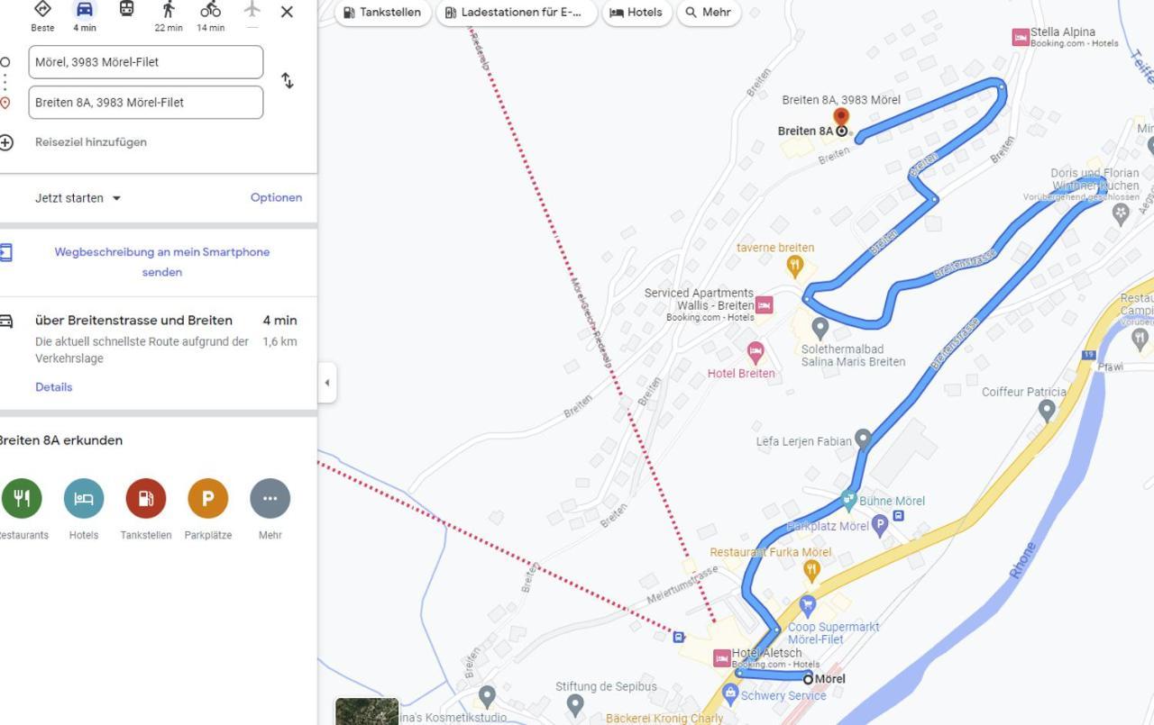 Retreat Solohike Apartment Mörel Екстериор снимка